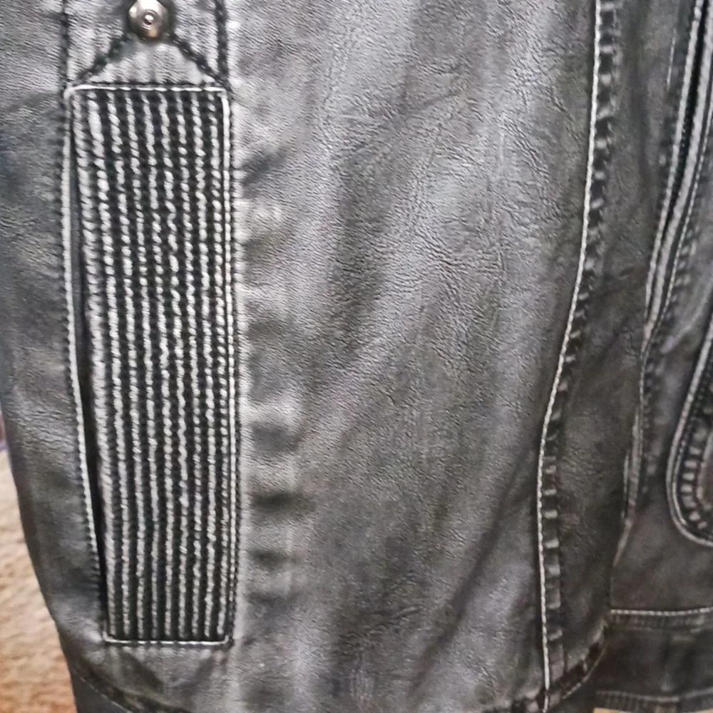 Ameri Mode Vegan Moto Jacket size XL - Picture 5 of 14